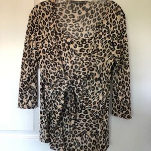 Leopard print blouse